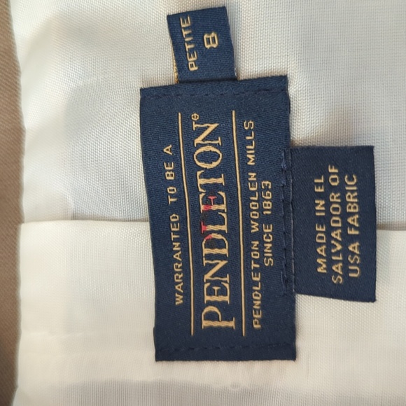 Pendleton Seasonless 100% Virgin Wool Blazer 8P - Picture 16 of 16